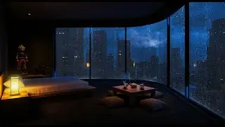 Midnight Rainfall Sounds to Cure Insomnia and Enjoy Long, Undisturbed Sleep
