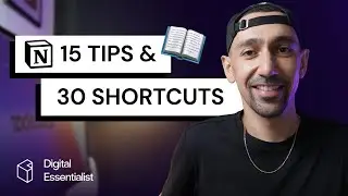 Introduction to Notion: 15 Tips & 30+ Shortcuts for Newbies & Productivity Experts | 45mins