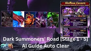 Grand Summoners | Dark Summoners' Road [Stage 1 - 5] AI Guide Auto Clear