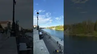 Walk along the river Po, longest river in Italy 🇮🇹 #torino #italia #bellaitalia #riverpo