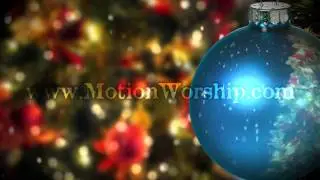 Ornament Reflection HD Christmas Motion Background