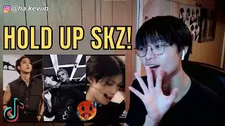 a gay reacts to STRAY KIDS TIKTOKS