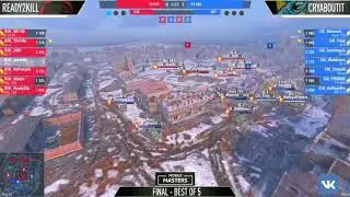 Ready2Kill Vs Cry About It гранд финал турнира Wot Blitz Mobile Masters Карта Зимний Химмельсдорф