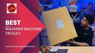 best washing machine trolley | adjustable trolley for fridge and washing machine | 360techtips