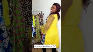 Robe portefeuille bimati&egrave;re// mode wax✂️ // KSDdiane -couture/ tutoriel d&eacute;taill&eacute; sur ma cha&icirc;ne.