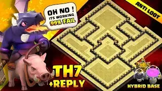 TH7 Farming Base 2018 | Townhall 7 Trophy | Hybrid Base | Clashofclans