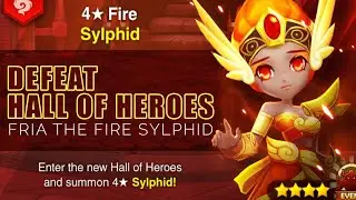 SUMMONERS WAR : FRIA THE FIRE SYLPHID HALL OF HEROES