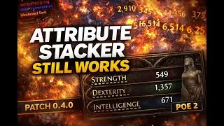 PoE 2 – Classic Attribute Stacker | Patch 0.4.0 (Fate of the Vaal)