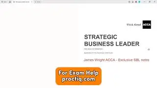 ACCA SBL December 2025 Pre-seen Materials (Levwell Plc) - 5 mistakes not to make to pass your exam!