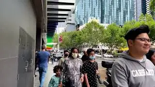 MELBOURNE AUSTRALIA | CBD WALKING IN THE RAIN | SUMMER