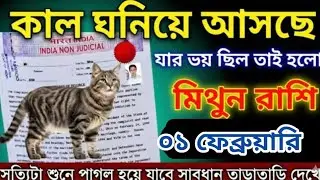 মিথুন রাশি ১৯ জানুয়ারি কাল ঘনিয়ে আসছে, যার ভয় ছিল সেটাই হলো#todayrashifal