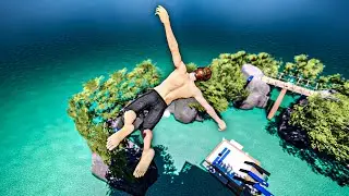 Tricking 0 Cliff Diving Compilation 15