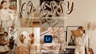 Classy Preset - Lightroom Mobile Preset Free DNG | Brown  Preset - Lightroom Tutorials 2021