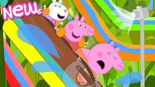 Peppa Pig Tales 💦 Super Soggy Water Slide Ride 🛝 BRAND NEW Peppa Pig Episodes