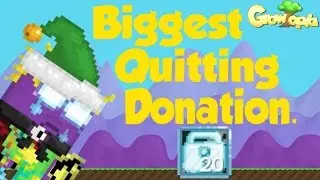 Growtopia | Biggest Donation? Over 20 DLS given!