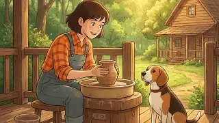 A Quiet Day in a Studio Ghibli Life 🌿🌻  Pottery, Wild Jam & Handmade Pasta