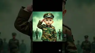 👶💂 Baby in Army Uniform | Defence Day Tribute 6 September 🇵🇰&lrm;#defencedayofpakistan