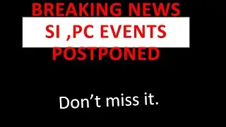 Ts constable events postponed