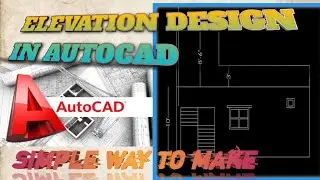 Best way to draw Elevation design in Autocad | #elevation #autocad #Royalinterior