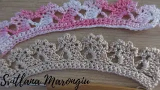 Bordino decorativo all'uncinetto