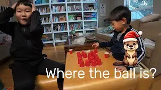 Where's the Ball? Kids Cup Guessing Challenge Gone Wild! 😂