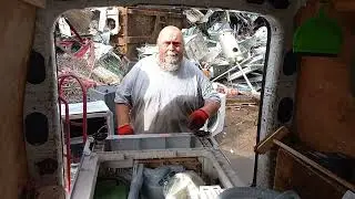 WEIGHED & PAID #17 LIGHT IRON SCRAP METAL WHAT DID I GET
