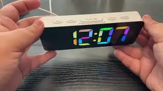 Hodik Alarm Clock for Kids  Digital Clock with 7 Color || Product Review