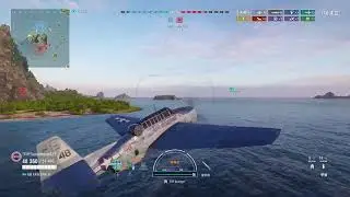 【WoWsL:PS5】Enterprise  170kd 6kill 1M稼げる空母再び