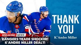 Rangers Trade K'Andre Miller for Scott Morrow + Draft Picks | Full Breakdown!। USA Prime News