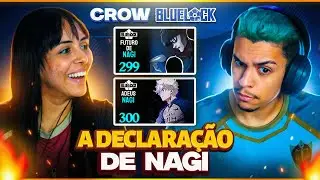 (O FUTURO DE NAGI !) Blue Lock - CAP 299 e 300 | Crow | [Casal Jounin React] 🔥