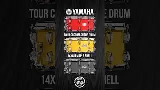 🔥 LIMITED🔥Yamaha Tour Custom Snare 14x6.5 ONLY at CymbalFusion.com