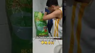 Life hacks sa pagbukas ng sako ng Rice 💪