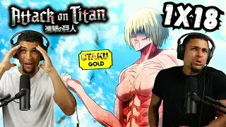 OUCHHH!! | ATTACK ON TITAN 1x18 REACTION! | *New Anime Fans*