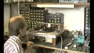 GesnedenGeluid1994 Hans Plas bij RC Tinfoil demo Gramofoonplaat snijden