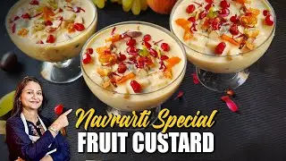 No-Cook Healthy Fruit Custard & Apple Smoothie | Quick Navratri Special Recipes | Guilt-Free Treats