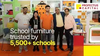 Student-friendly furniture : Mango Institutional Furniture : DIDAC India 2024 : Profectus Capital