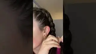 Glowup tips for summer☀️ Day 1: Learn how to French braid #summer #viral #hairstyle #glowup