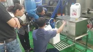 AUNDRY DETERGENT FILLING MACHINE OPERATION & TEST RUN INSTRUCTIONS