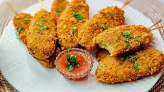 शाम  की चाय के साथ बनाये। बहुत ही कम खर्च में टेस्टी रेसिपी। new snacks recipe.
