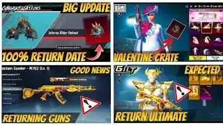 Finally ✅ Back Inferno Rider Helmet | Bgmi Next Velentine Create | Upcoming Returning Ultimate