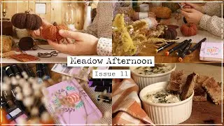 Plenty of Pumpkins / Cozy Slow Living Vlog / Writing, Crochet & Cooking / Meadow Afternoon 11