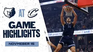 Memphis Grizzlies Highlights vs. Cleveland Cavaliers