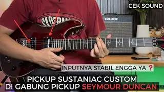 CEK SOUND GITAR CUSTOM HIGH QUALITY PICKUP SEYMOUR DUNCAN & SUSTANIAC CUSTOM