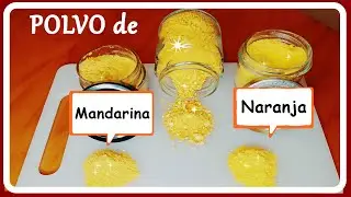 ¿SABES HACER POLVO DE CÁSCARA DE NARANJAS?🍊🍋 para que SIRVE¡¡