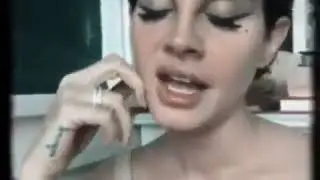 Lana Del Rey singing White Mustang (Deleted Instagram video)