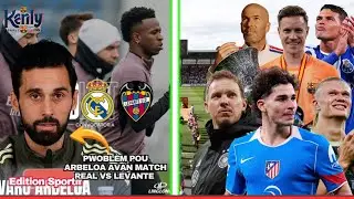 Arbeloa Gen Pwoblem Avan Match Real Vs Levante| Barcelone Pran Gwo Desizyon Pou Alvarez| TerStegen 
