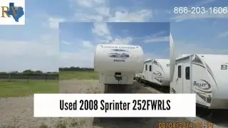 Used 2008 Sprinter 252FWRLS for sale at Wichita Falls RV Center
