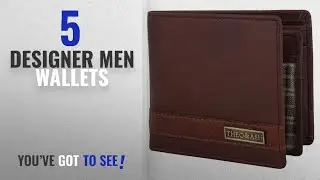 Top 10 Designer Men Wallets [ Winter 2018 ]: THEO&ASH Designer Full Grain Leather Men's Wallet