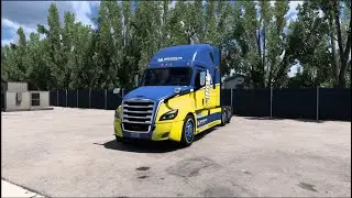 American Truck Simulator v.1.53 возим грузы по Америке.
