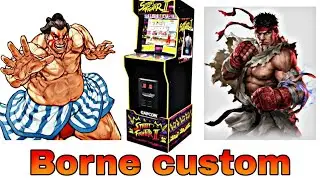 Custom Borne Arcade 1UP Capcom Legacy #jeuxvideo #retrogaming #collection #Arcade #mvsx #capcom